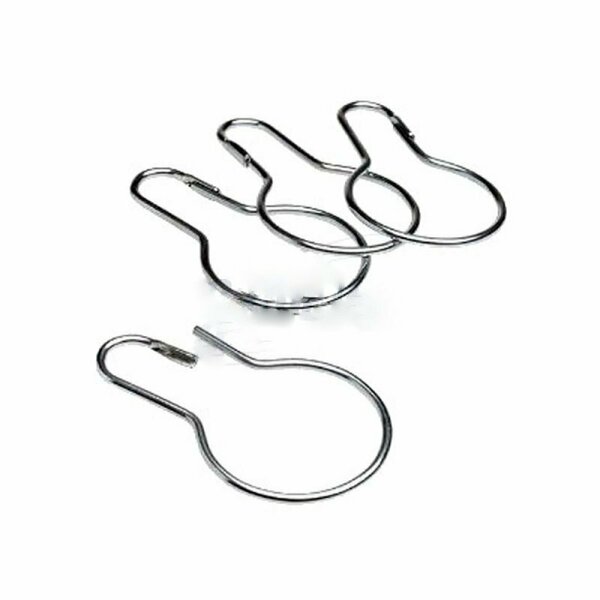 American Imaginations Stainless Steel Chrome Shower Curtain Hooks AI-37791